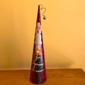 Rustic Primitive Cone Santa